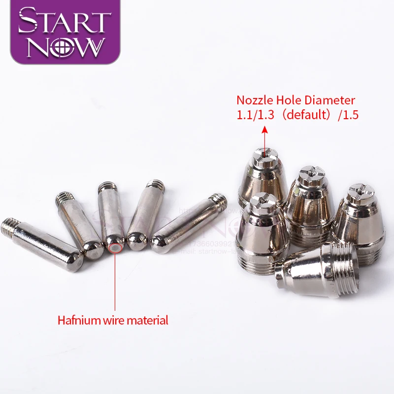 Startnow 26 шт. расходные материалы для плазменной резки WSD60 аксессуары AG60 SG55 комплект наконечников электродов защитные чашки с направляющей