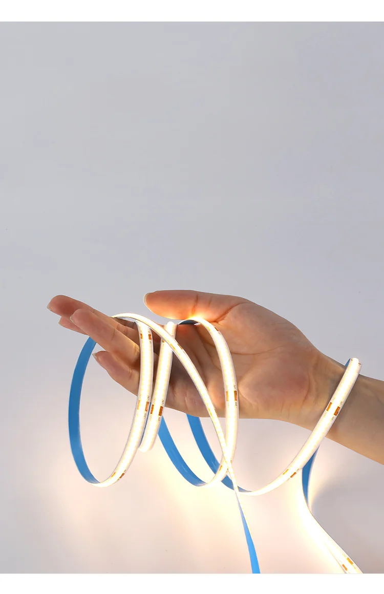 cob threecolor light with Mijia intelligent voice dimming remote control led self-adhesive two-color temperature light strip