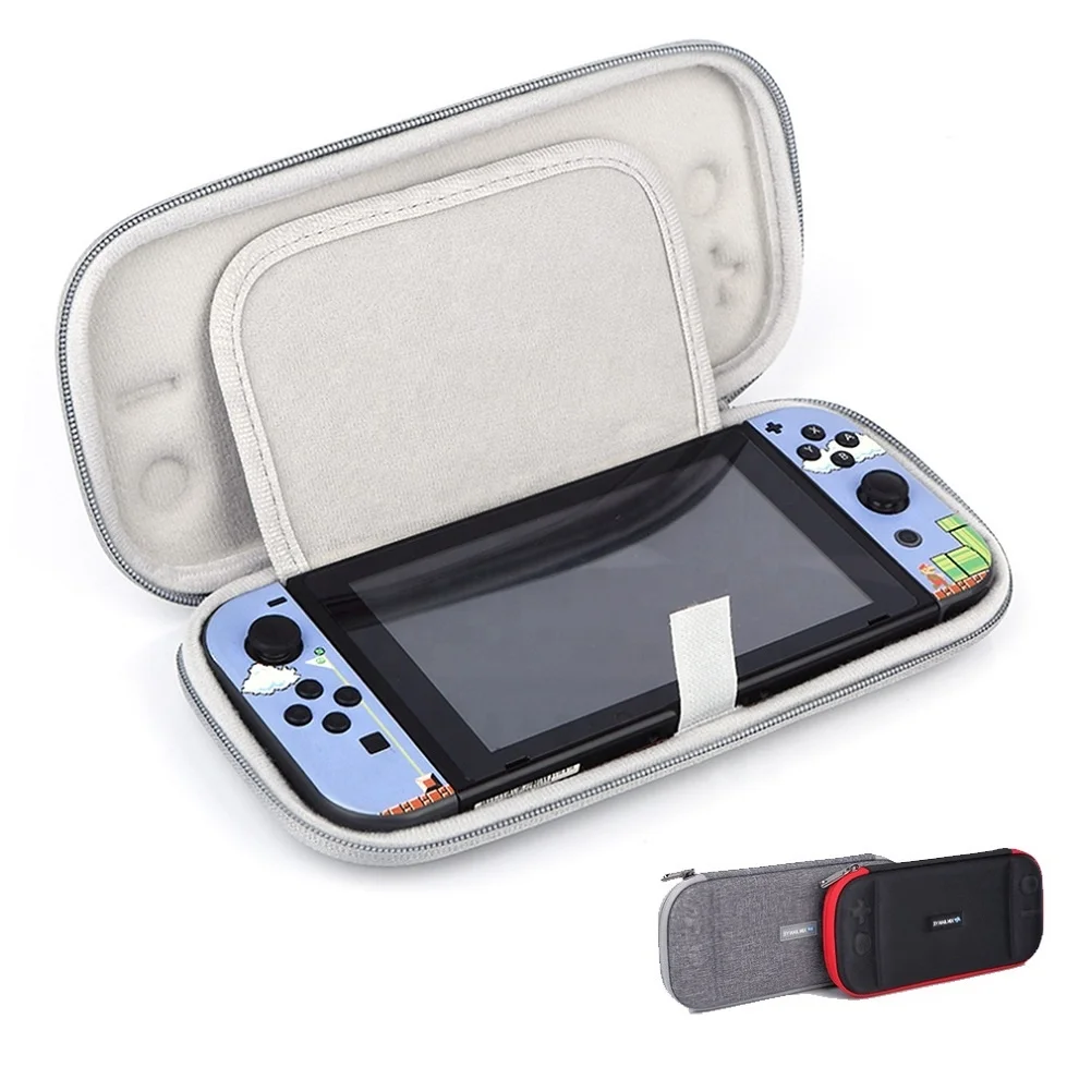 Portable Lightweight Nylon Video Game Case EVA Pouch for Nintendo Switch Console Carry Bag