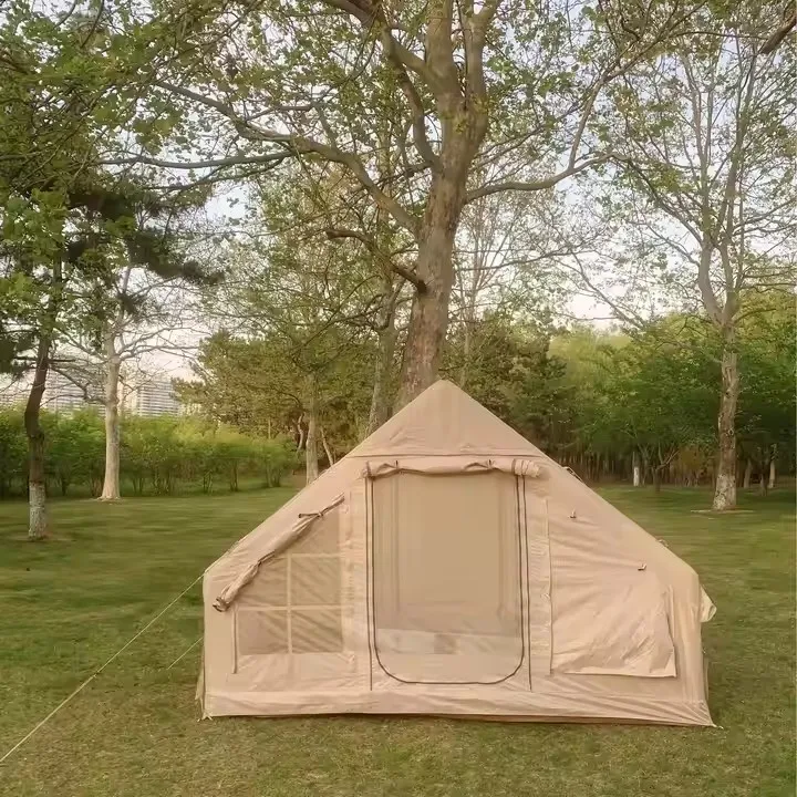 6-Square Pop up Outdoor Camping Tent Oxford Fabric One Bedroom Structure for Parties and Adventures