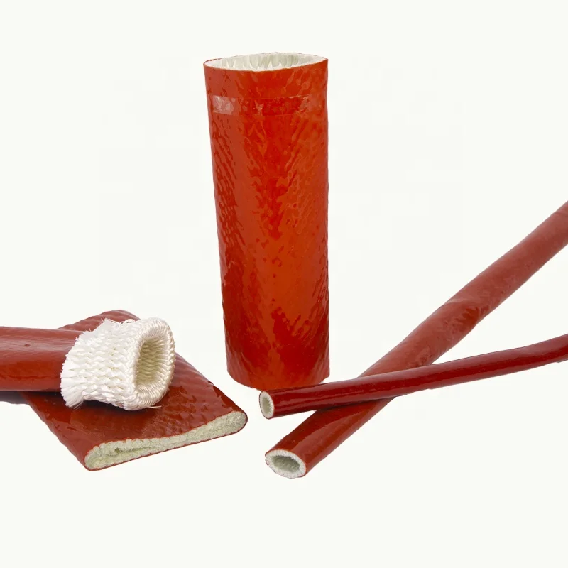Factory Sale Fire Resistant Fiberglass Sleeve Oil Acid And Alkali Resistant Fire Sleeveing