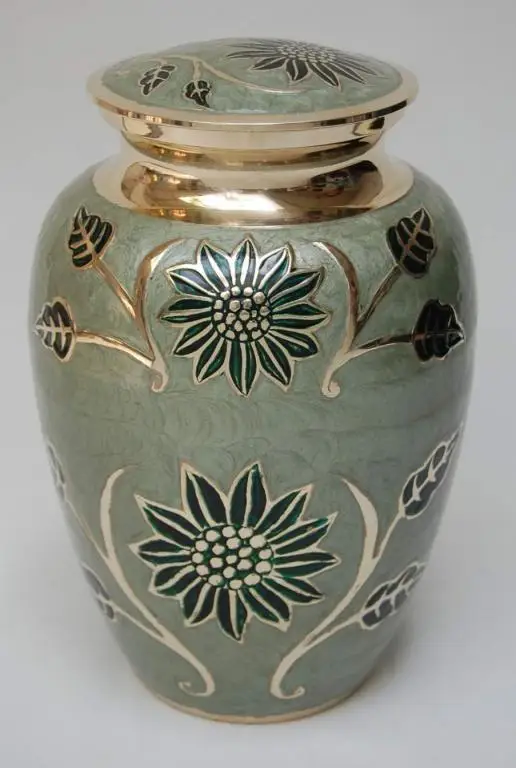 Adult Brass Tear Drop Cremation Urn