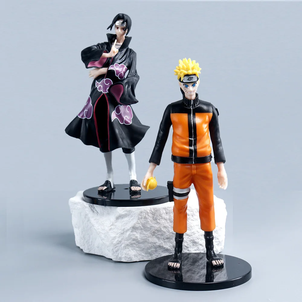 Zealed Hot Sale Anime Narutoing Kakashi Figure Character Model Sasuke Action Figure With Color Box For Kids Gift