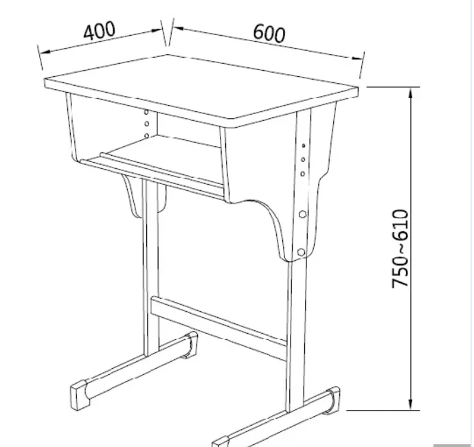 
cheap price Kids School Table and Desk Single Furniture in Wholesale for africa mideast 