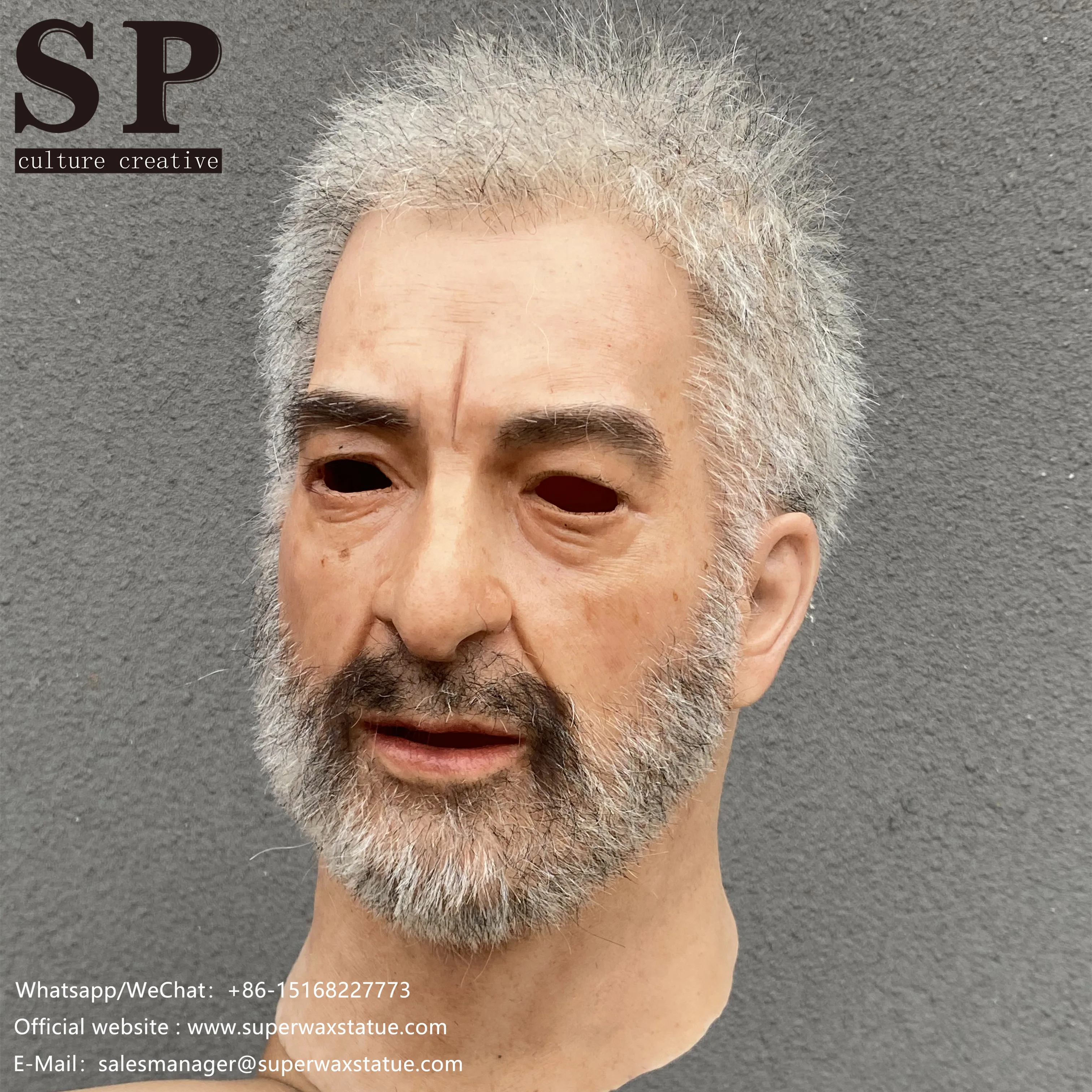 2021 new design rubber realistic silicone face mask, customized realistic silicone mask, silicone human face mask for customers