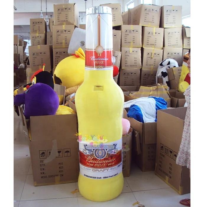High quality CE OEM adult  beer bottle mascot costume for event advertising