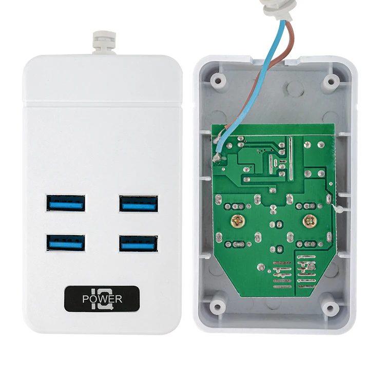 China Manufacturer Direct Sale 2500w Power T05 White Power Strip With Universal  Power Socket