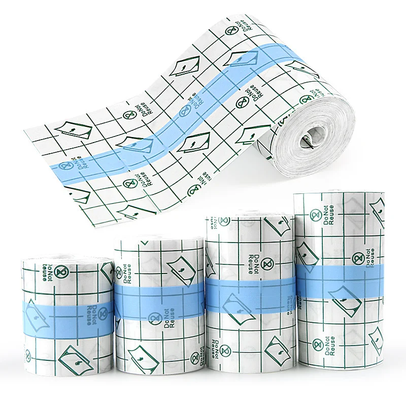 Medical Transparent Waterproof Self-Adhesive Wound Dressing PU Adhesive Film Material for Surgical Use Factory Supplied