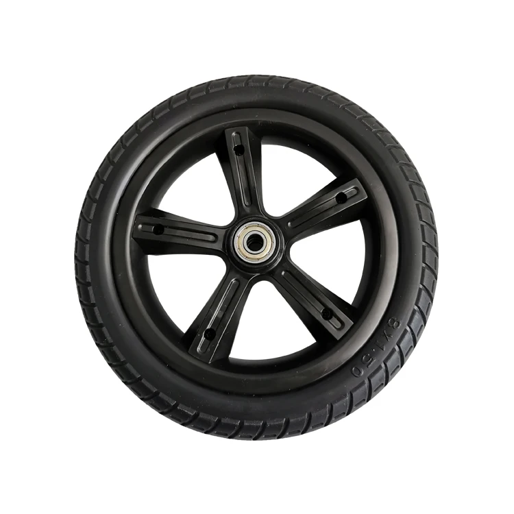 High Quality 8x1.5 inches 200x45mm PU Foam Plastic Wheels for Knee Walker