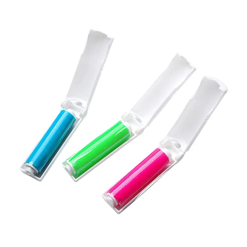 Portable Foldable Lint Rollers Pet Hair Remover Clothes Dust Brush for Cleaning
