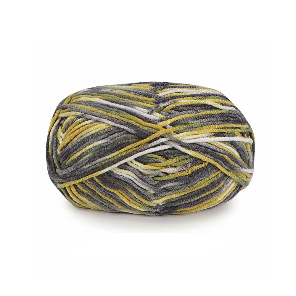 Eco-friendly Smooth Milk Fiber Girlish Pink 5ply cotton Coffee Knitting Wool Yarn Fabric Wool Crochet Knitting Supplies