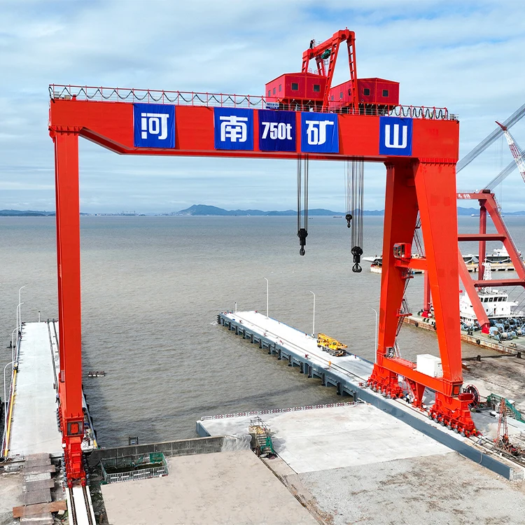 16ton 20ton Double Girder A-type Double-girder Hook Mobile Gantry Crane