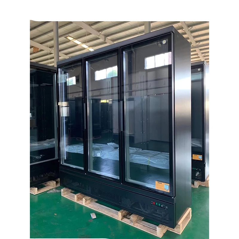 Drinks Display Chiller Glass Cooler Upright Refrigerator