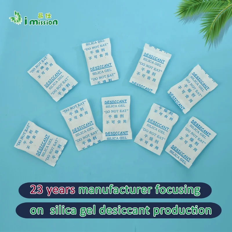 Silica Gel Absorbent Drying Agent 0.5G 1G Silica Gel White Beads Silica Gel Desiccant Bags  food grade