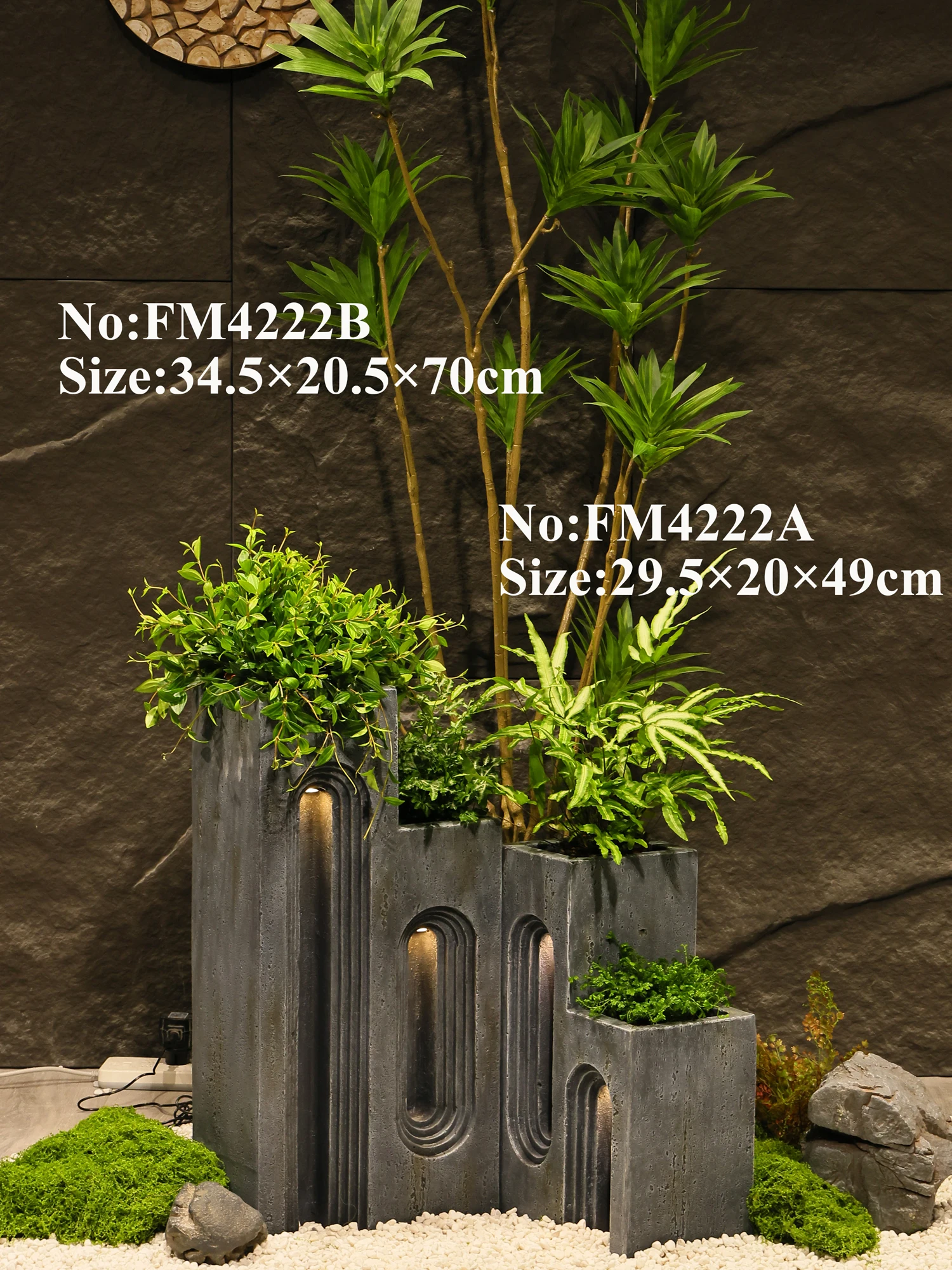 Hot selling Resin Crafts MGO Garden Decoration Elephant Flower Pot Statues For Backyard Patio Lawn Housewarming Gifts