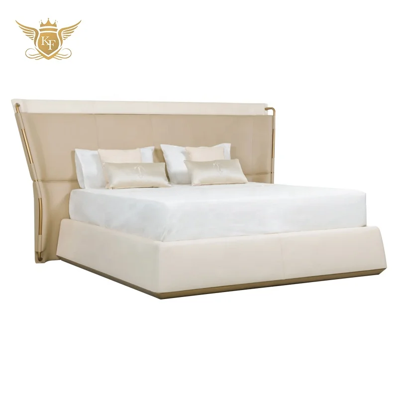 Factory offer melting light home furniture bed room luxury design bedroom furniture set modern bedroom king size bed sets