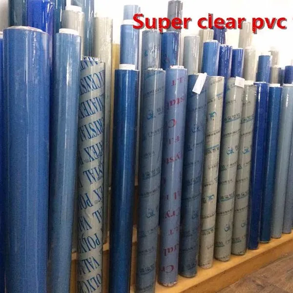 High quality Good Sale Super Clear PVC Film Soft PVC Roll Transparent Plastic Sheet
