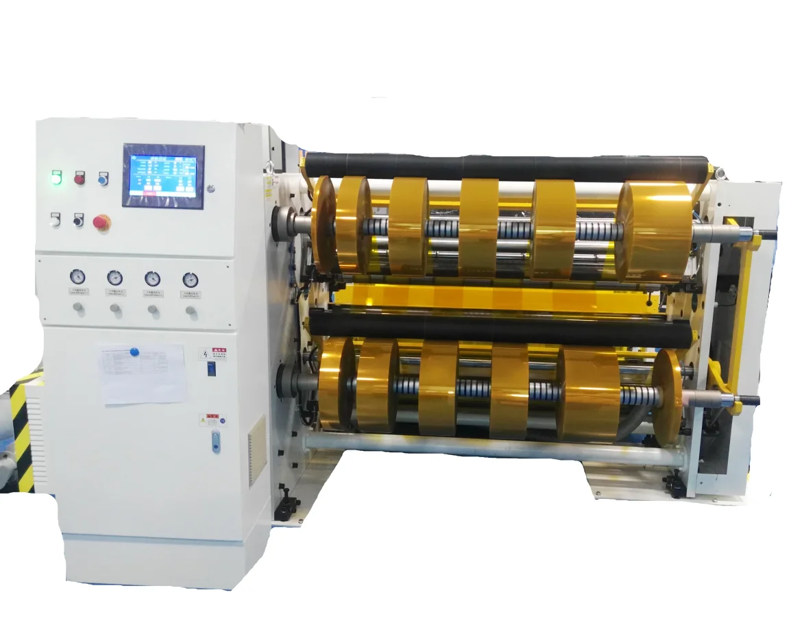 
PVC rigid sheet/PVC coated film/PVC lamination with PE film slitter machinery 