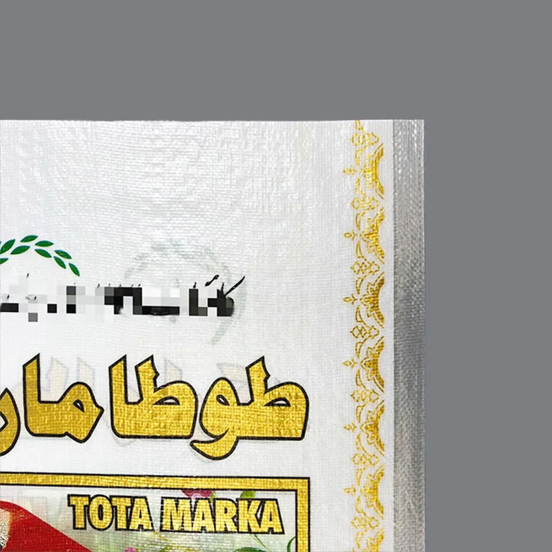 25kg rice bag size bopp laminated pp woven bag china cheap 10kg rice packing plastic bag