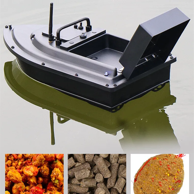 Bait Boat 500M Remote Control Sending Fishing Line Throw Bait 2 In 1 RC Bait Boat