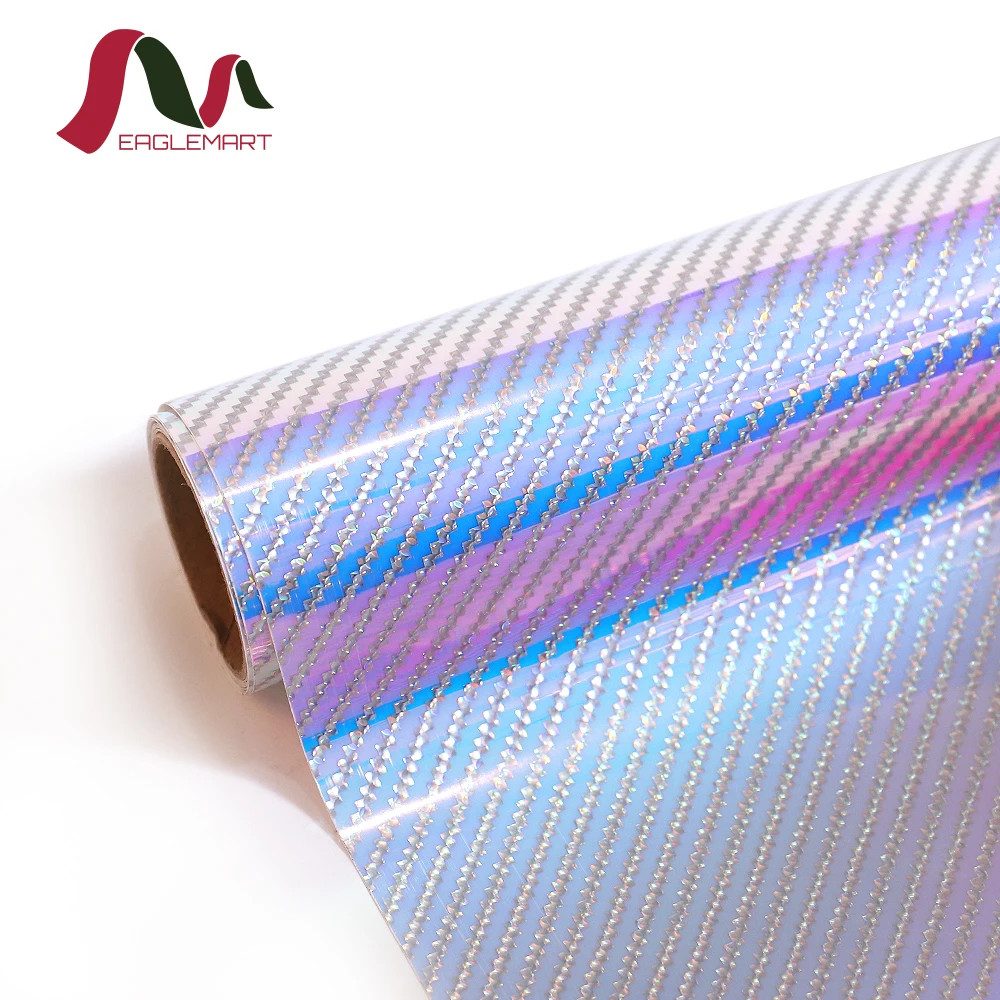 Cutting Plotter Holographic Rainbow White 3D Self Adhesive Vinyl