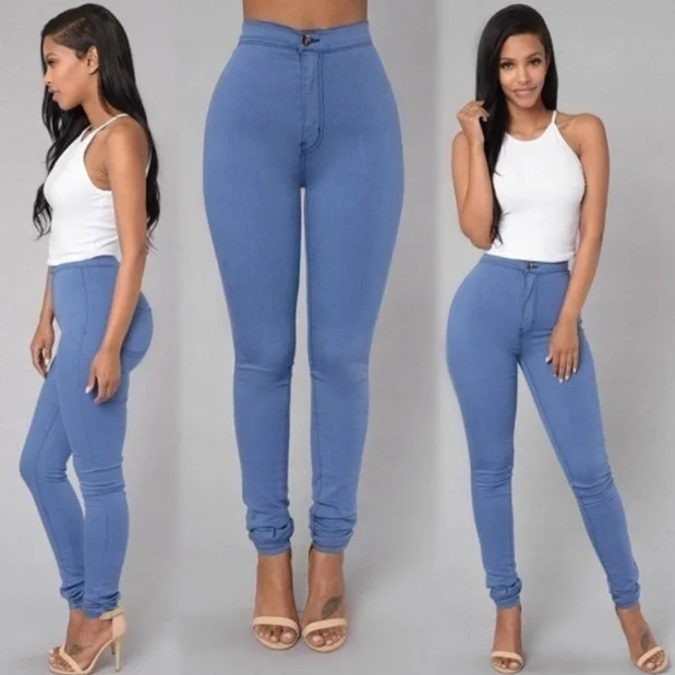 
Summer Women Pants Jeans Plus size S-3XL Candy Colored Skinny Leggings Stretch Pencil Pants Female Summer Trousers 