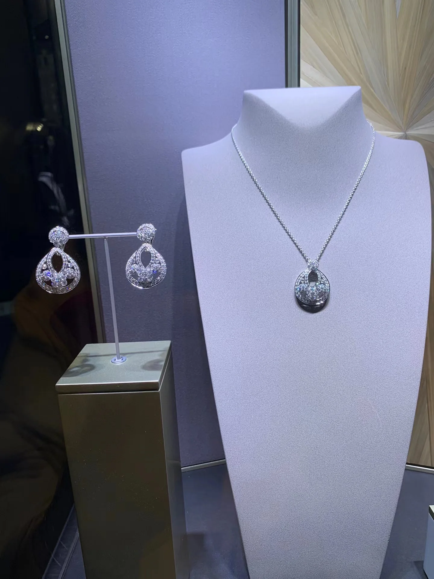 2.3ct Jewelry 18k Earring With Real Diamond Exquisite trend fashion stud earrings natural  diamond 18k solid gold earring