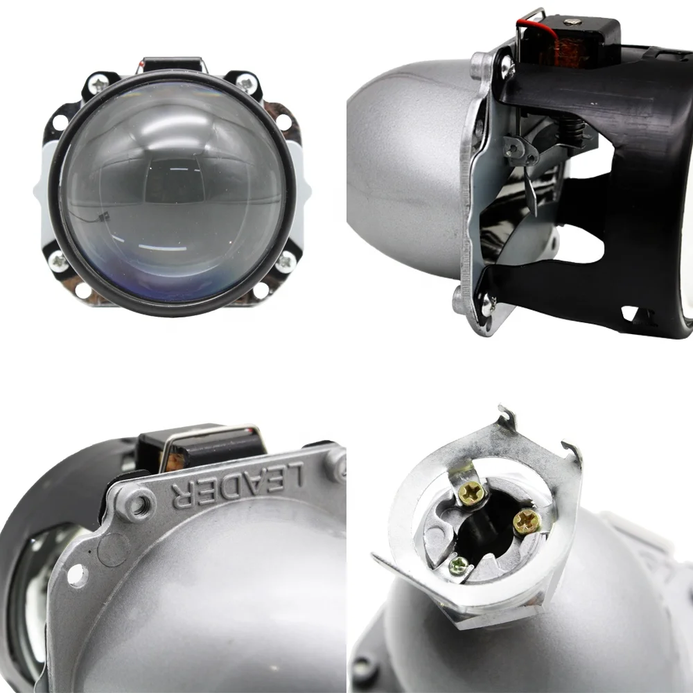 TAOCHIS Car Head light 2.5 inch Mini HID Bi-xenon Projector Lens universal Auto head lamp with high low beam H1 Xenon Bulbs