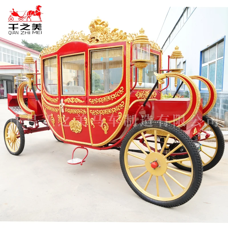Классическая Свадебная конная повозка Qianzhimei королевская электрическая вспомогательная