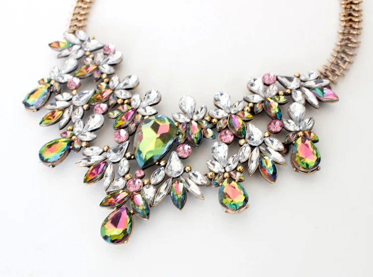 2019 crystal rhinestone necklace fashion statement necklace jewelry necklace