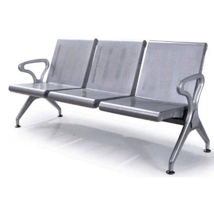 YFHS-S03 Stainless Steel Waiting Chair High Quality Metal Frame Hospital Waiting Chair