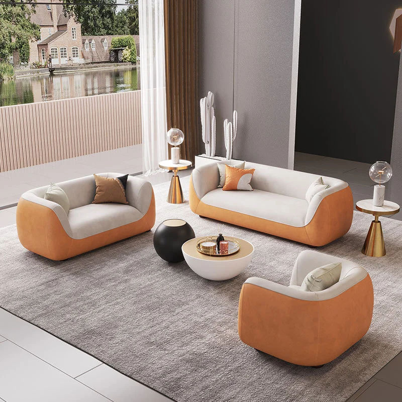 Modern Style Fabric Living Room Sofas Light Luxury Sofas Sectionals Couch Lounge Custom Sofa Set Furniture For Home