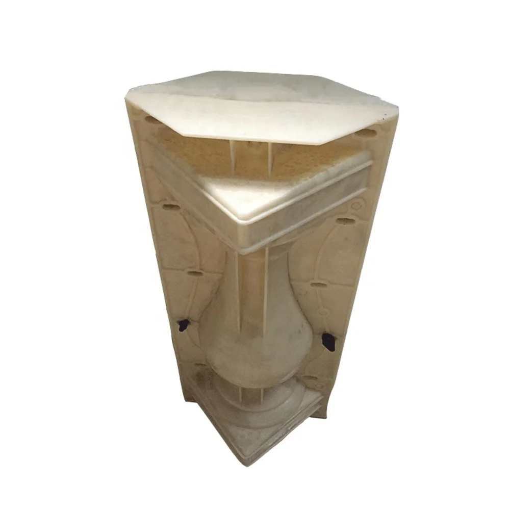 Precast Concrete Plastic Fence Handrail Balustrade Stair Railing Roman Columns Balcony Baluster Mold for sale