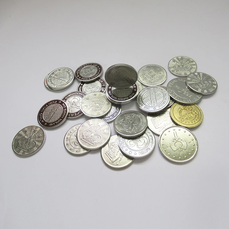 Free sample mockup customized gold silver commemorative coins arcade game token coins metal amusement challenge enamel coins