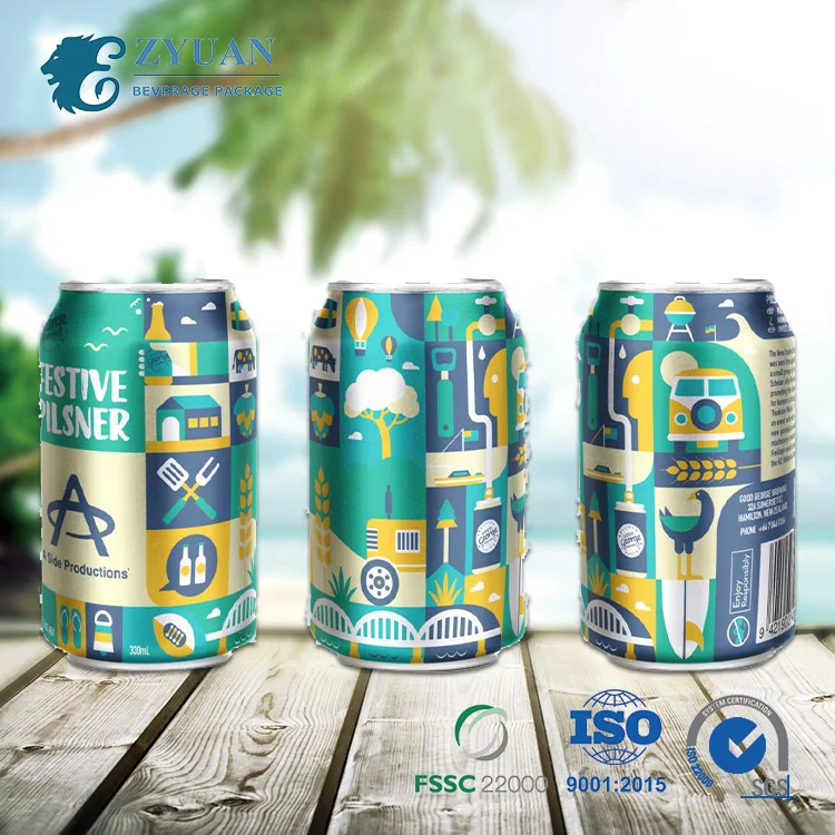 500ml 473ml 16oz 355ml 12oz 330ml Standard Cheap Can Be Customized Coconut Water Seltzer Blank Empty Aluminum Juice Soda Can