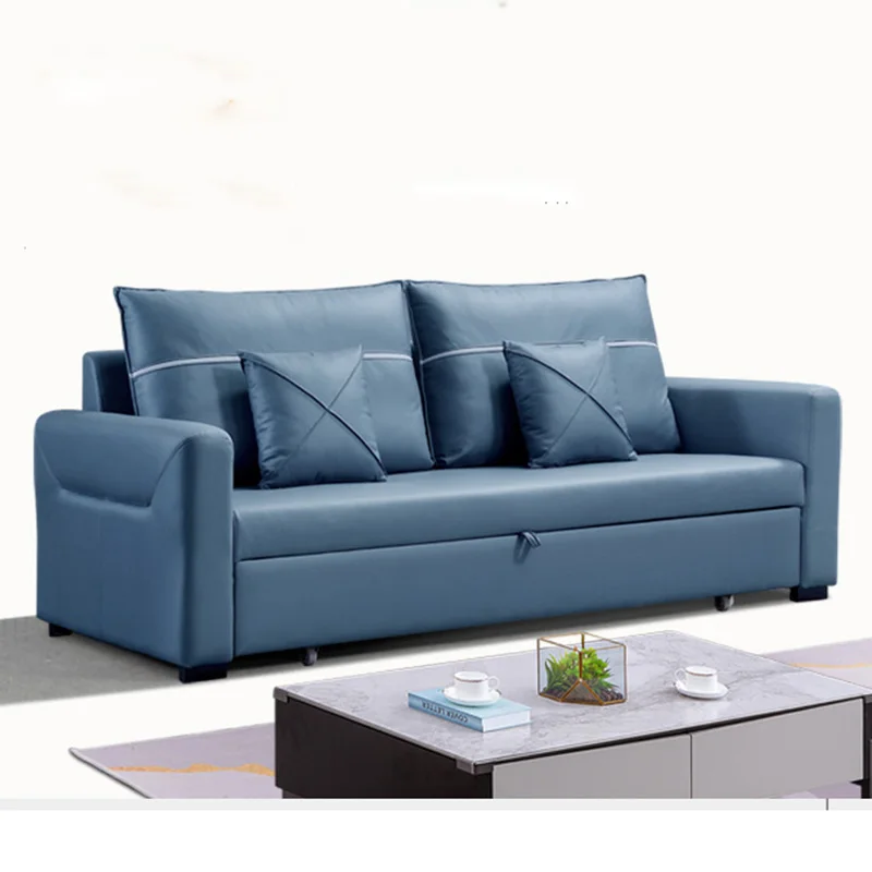 Modern Simple Design High Quality Sofa Beds Solid Wood Frame Sleeper Couch Sofa Bed Folding