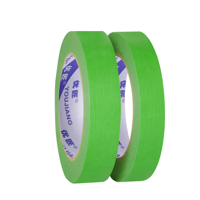 YOU JIANG green washi paper refinish car automotive painting painters High temperature 100 degree masking tape