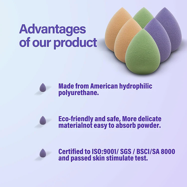 Mini Makeup Sponge Powder Puff Beauty Sponge For Makeup Concealer Liquid Foundation Face Cosmetic Puff