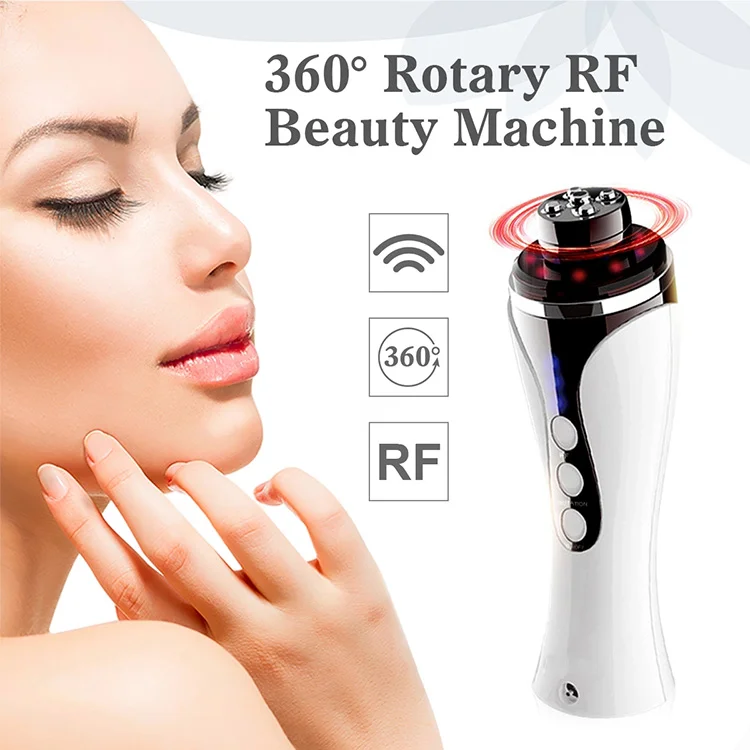 Skin Tightening Face Lifting Machine Mini Rotating Rf Beauty Device