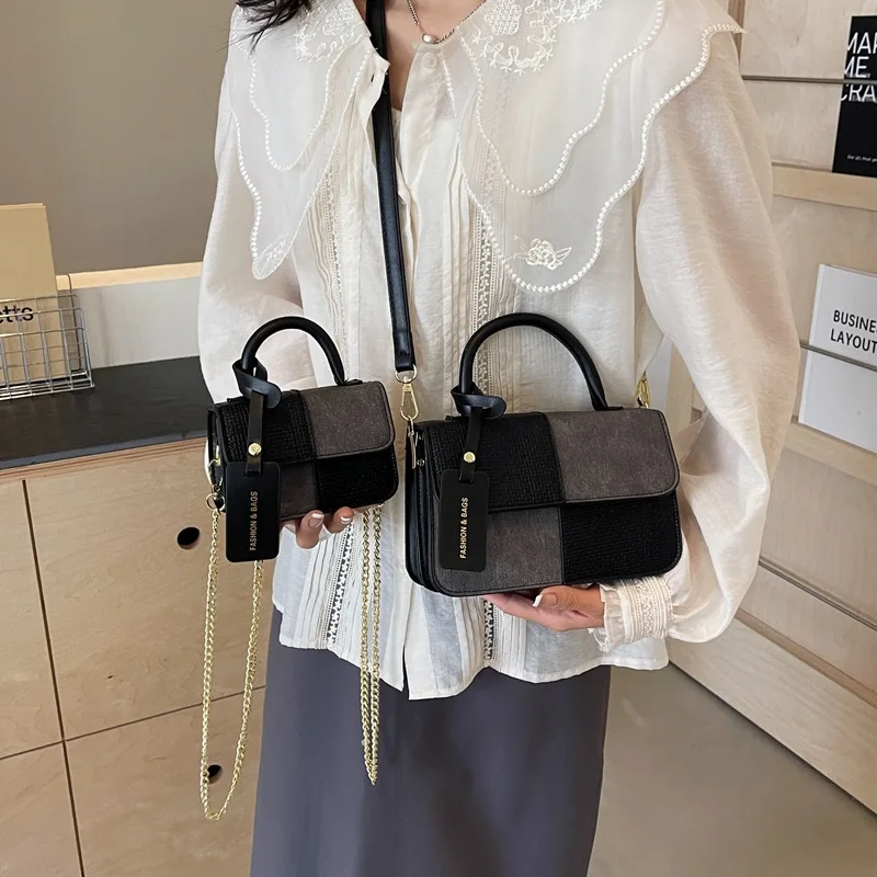 Large capacity 2 size thick PU leather tote bag with zipper women beach bag top handle handbags