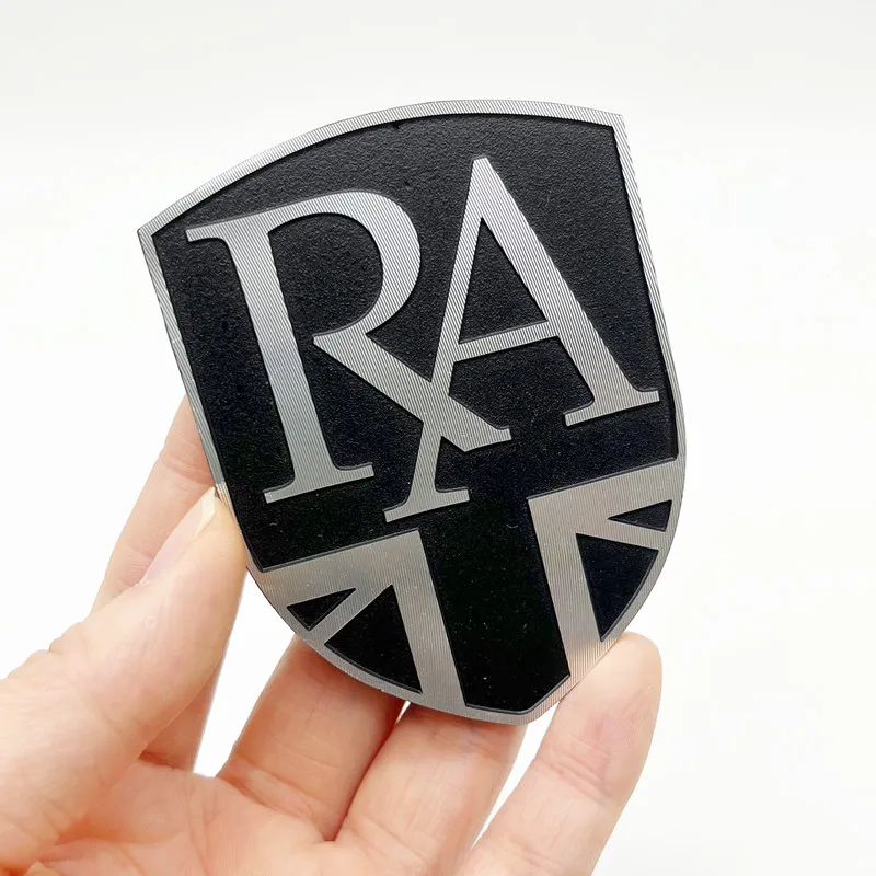 Custom Logo Metal Name Plate Blank Label 3d Metal Aluminum Nameplate