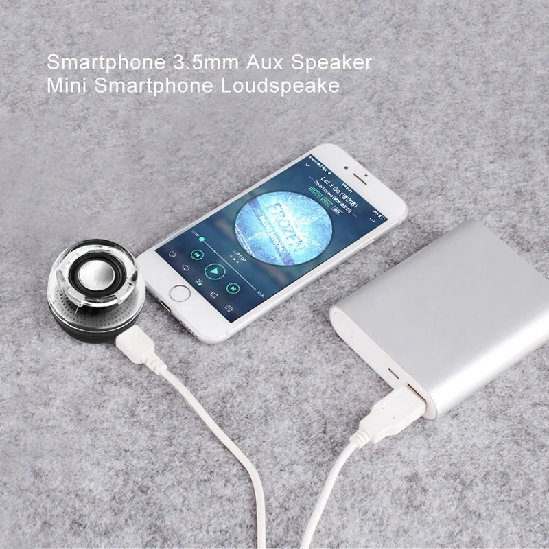 HIFI 3D Surround 3.5mm Aux Audio Jack Mini Portable Speaker for Smart Phone Tablet