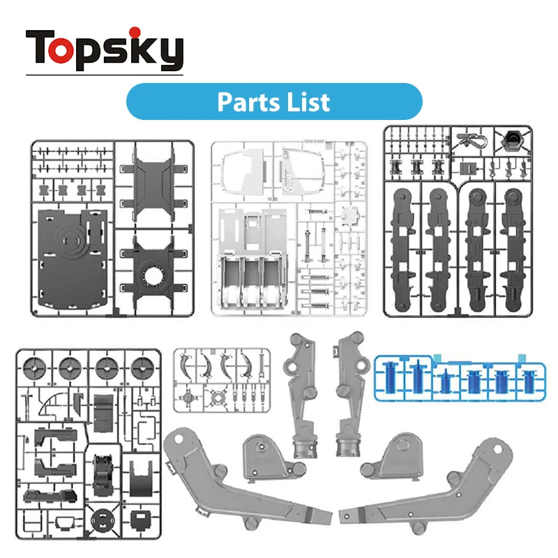 Creative Hydraulic Power Grab Set Hydraulic Construction Machine DIY Assembling Toy Truck Educational Toys for Kids
