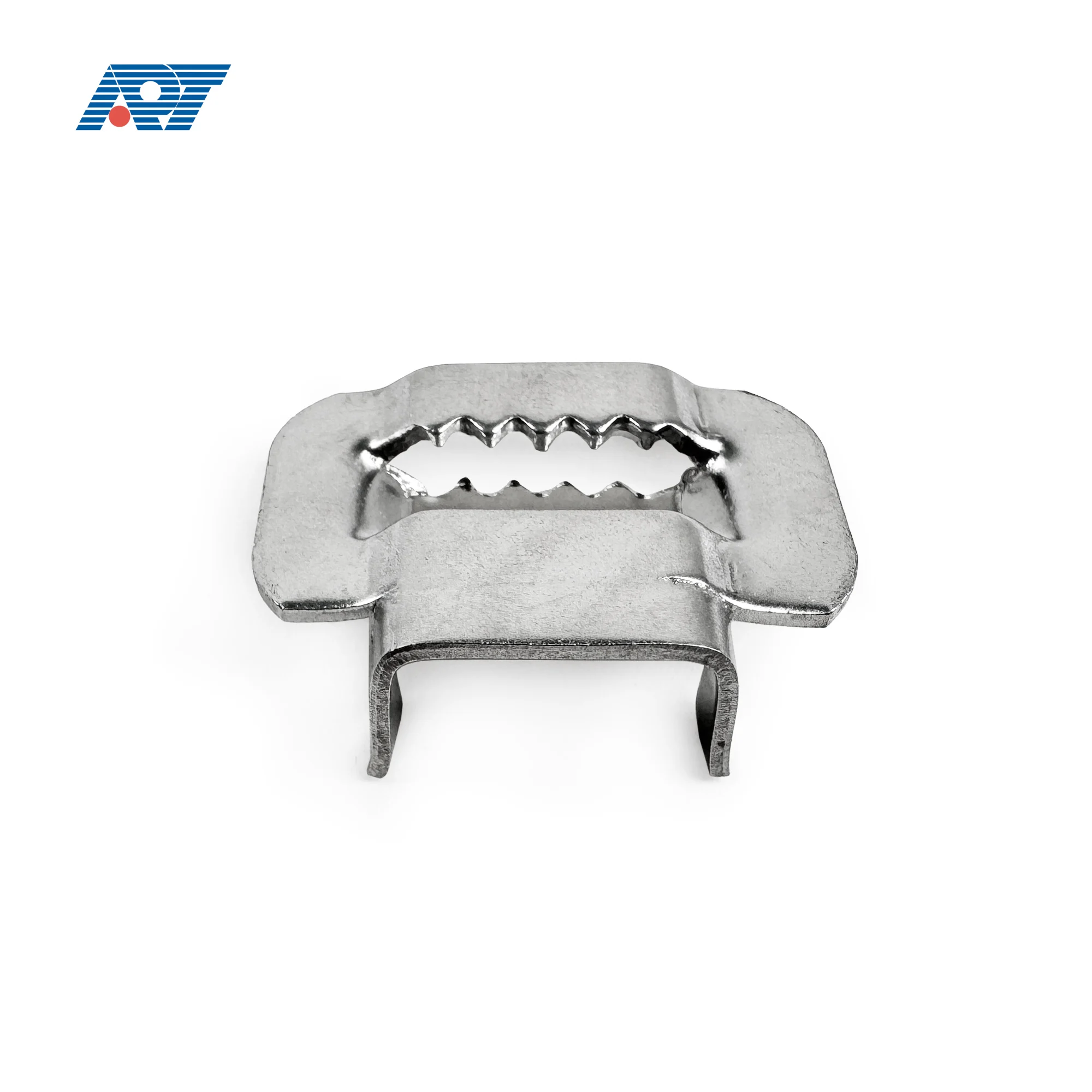 3/4 5/8 stainless steel buckle tooth type banding cable tie buckle 2 inch metal tight clamp cable tie buckle