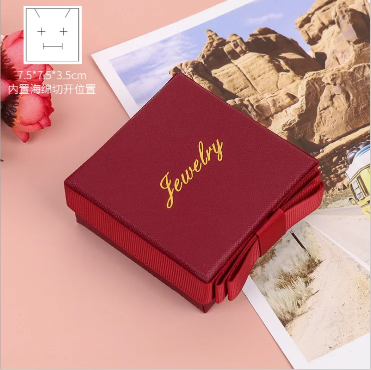 Excellent Jewelry Box Manufacturers with Discount Factory Price Luxury Ring Jewelry Necklace Earrings Box