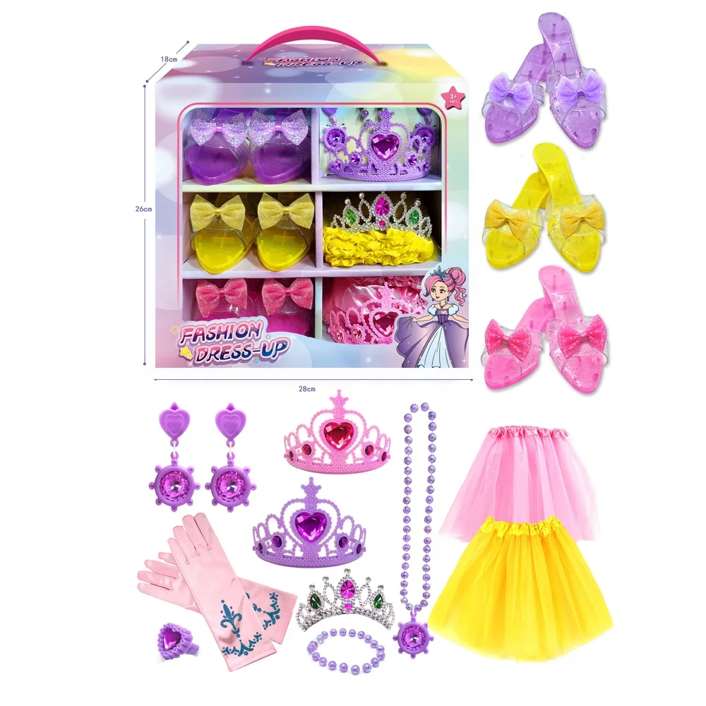 Beautiful Kid Party Costume Girls Tutu Skirt Set Princess Dress Party Accessory Dress Up Set Toy