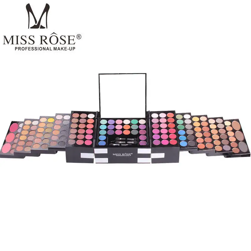 MISS ROSE 142 multi-Colors Make Up Matte Pallet Eye Shadow Eyeshadow Palette Makeup Shadows Palette Kit Cosmetics Set