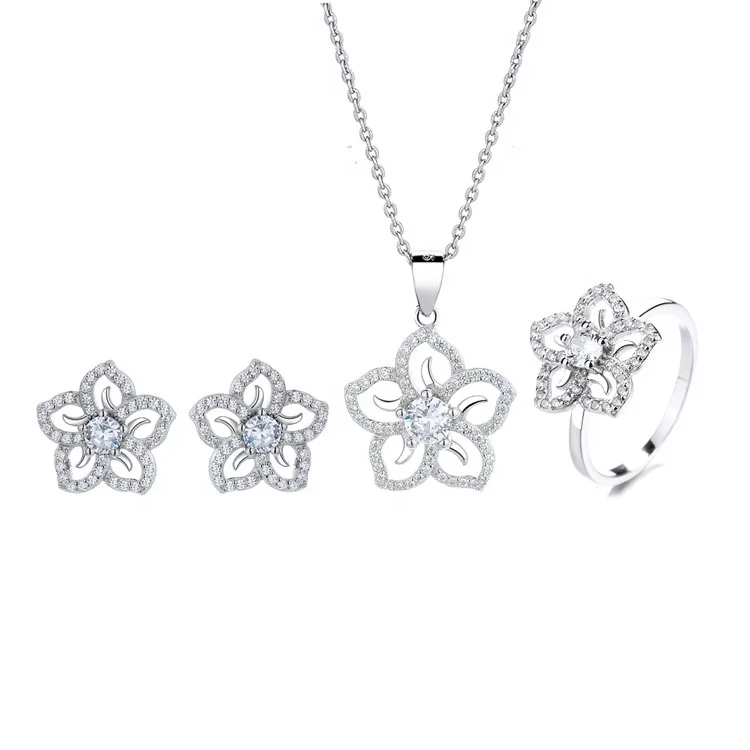 2018 Best Sale Pure 925 Sterling Silver Jewelry Set