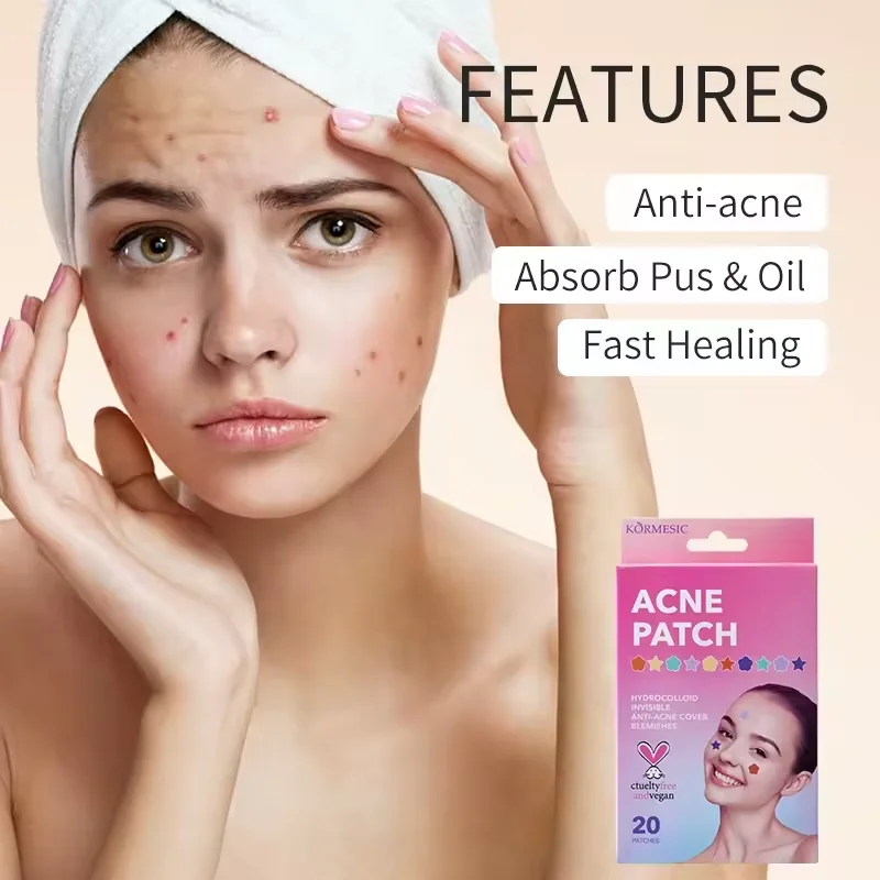Zit Patch with Make-up Trouble Cure Anti Acne Sticker Face and Skin Organic Pimple Patch Acne