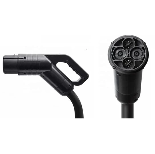 CHAdeMO charging plug 125A electric car charger plug for Japanese car DC fast ev charging handle Zencar ev connector